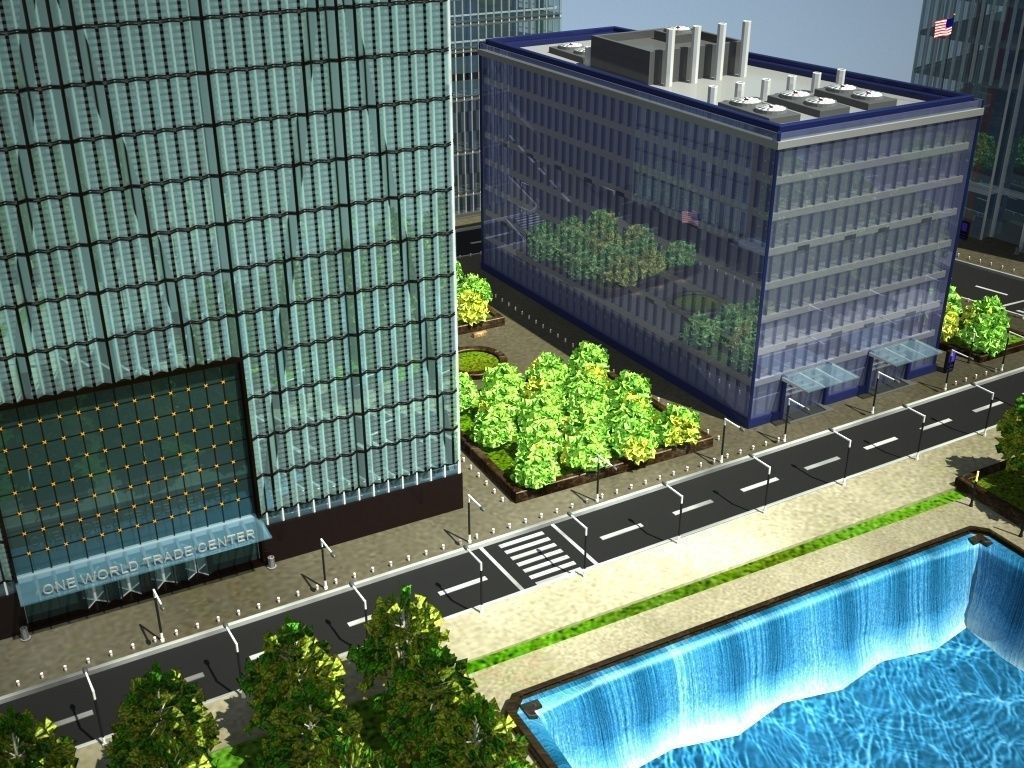 New World Trade Center Complex 3D model_12