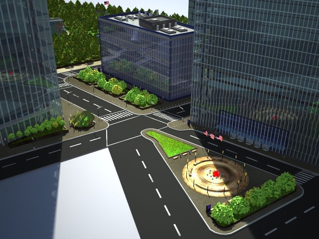 New World Trade Center Complex 3D model_8