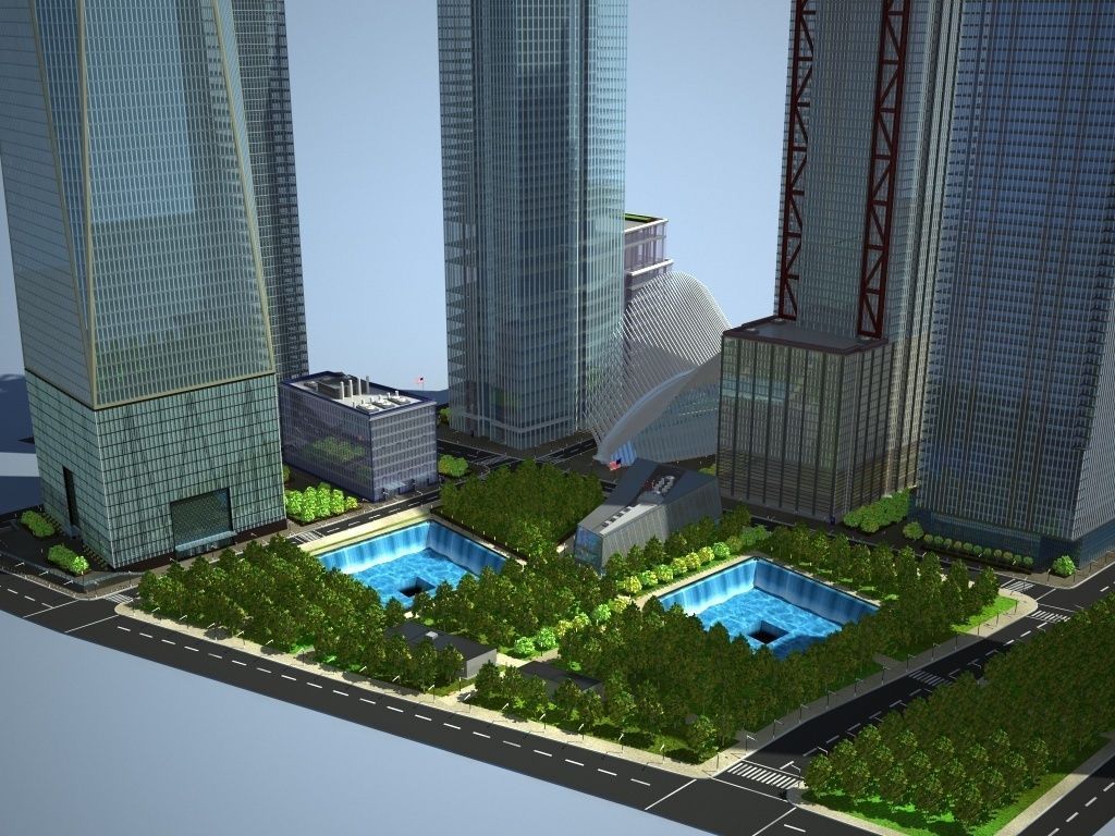 New World Trade Center Complex 3D model_4