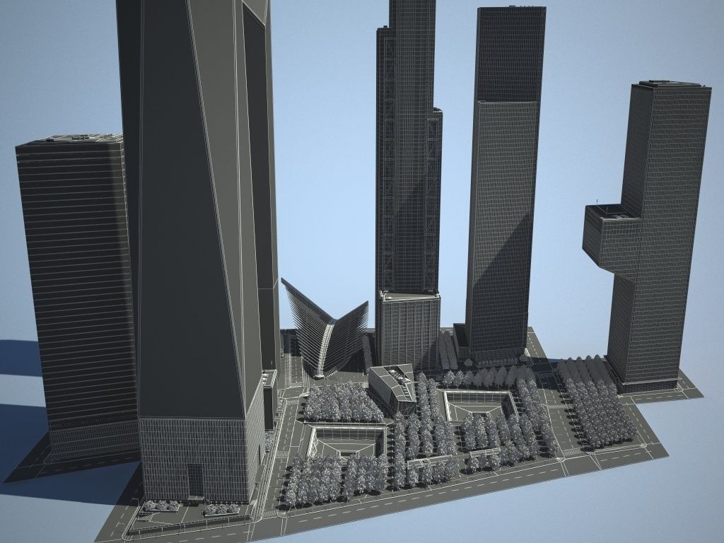 New World Trade Center Complex 3D model_17