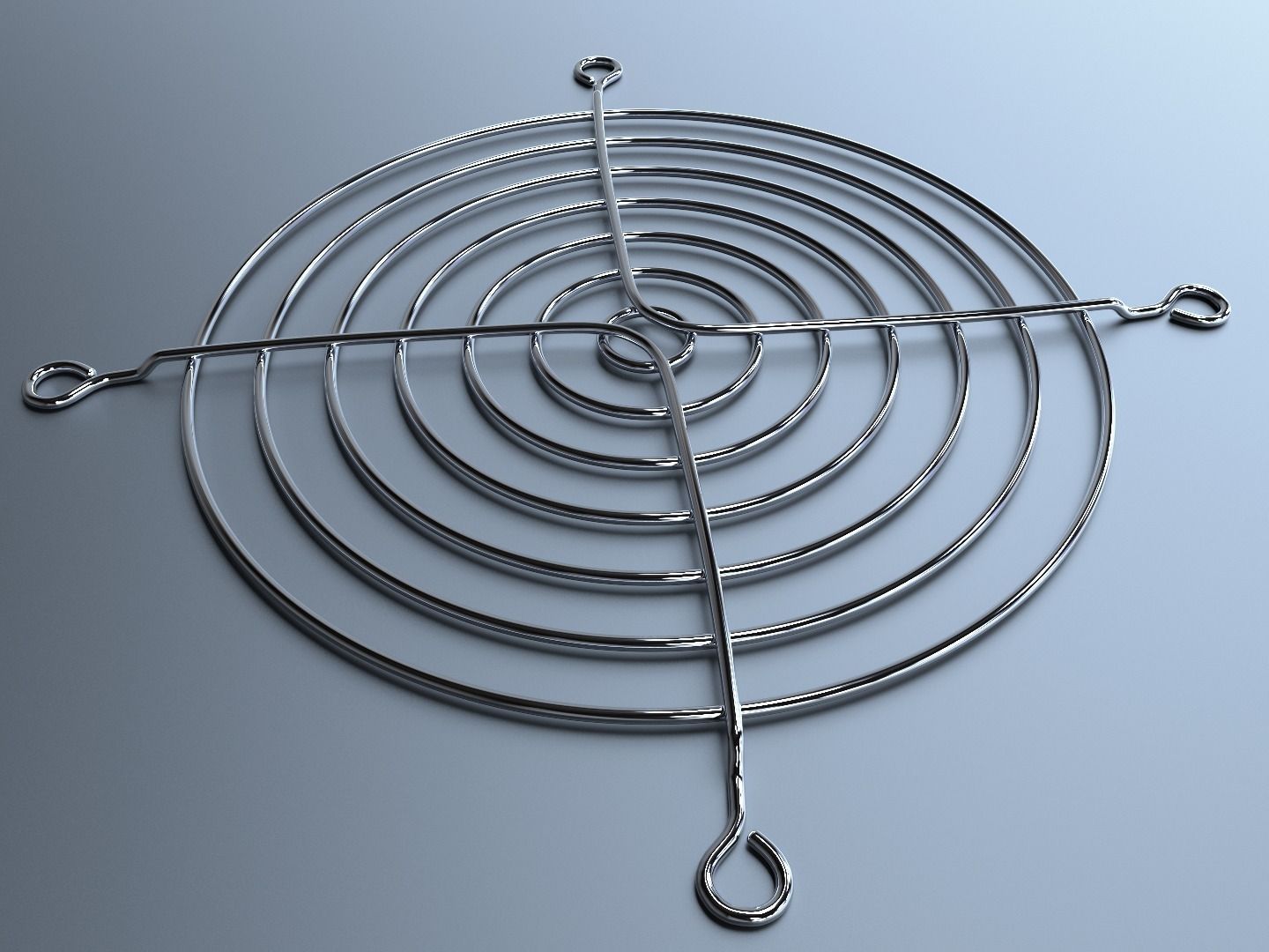 Cooler Fan Grill Free 3D model
