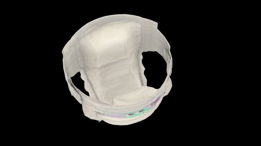 diaper disposable 3D model_2