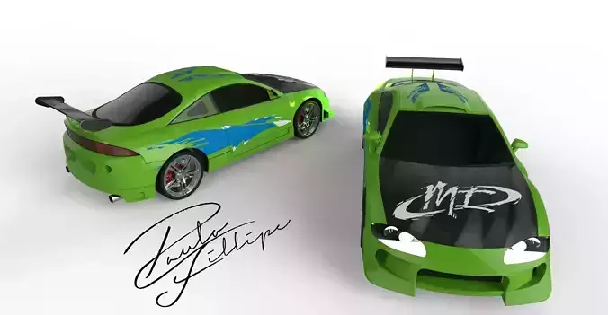 Eclipse Fast and Furious 3D model
