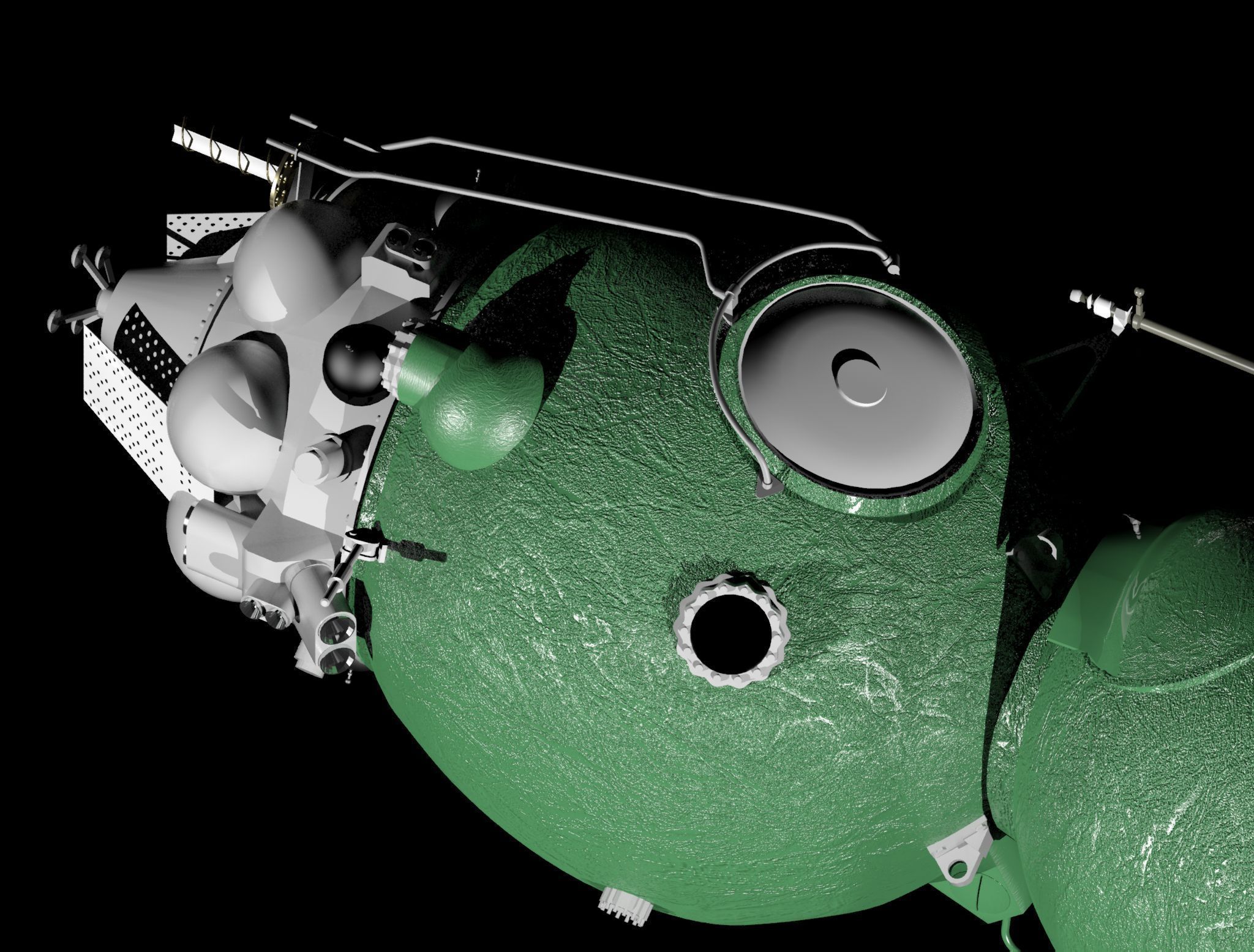 Soyuz 7K LOK 3D Model .max