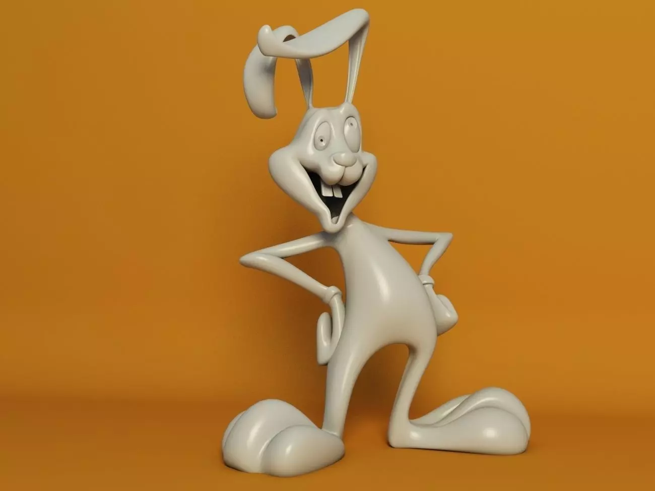 Crazy Rabbit  3D print model_0