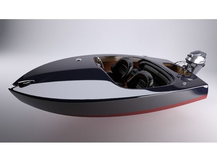 Glen-L Flying Saucer runabout 3D model_0
