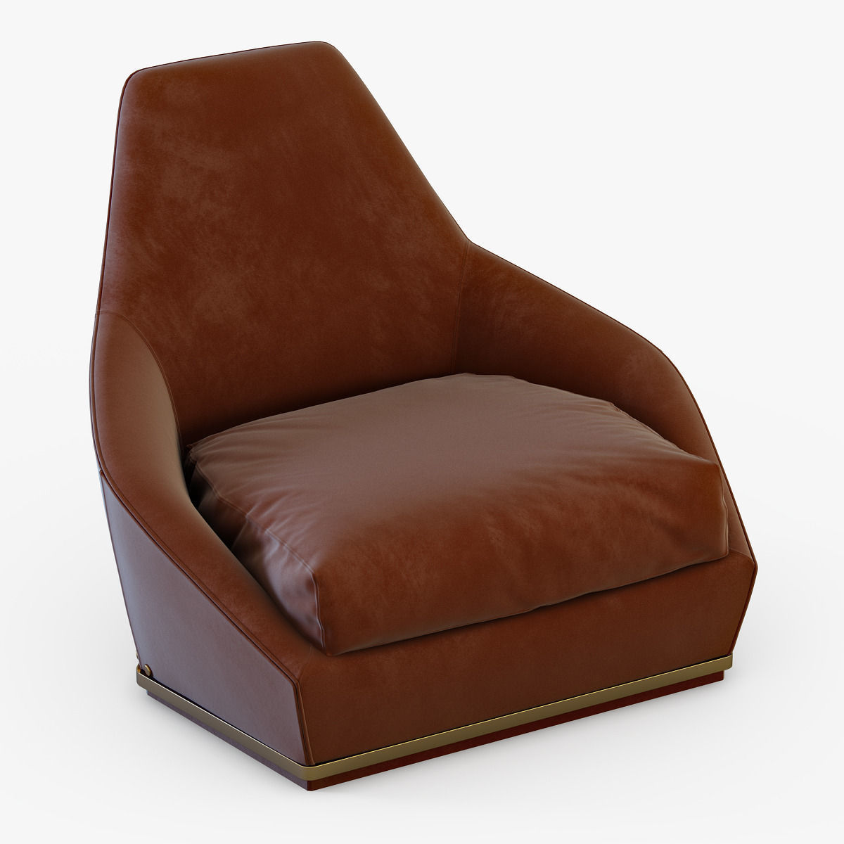 Armchair AOYAMA-LONGHI 3D model_6