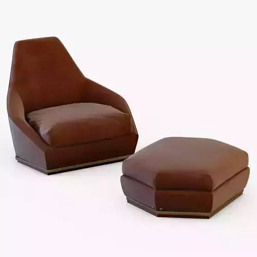 Armchair AOYAMA-LONGHI 3D model