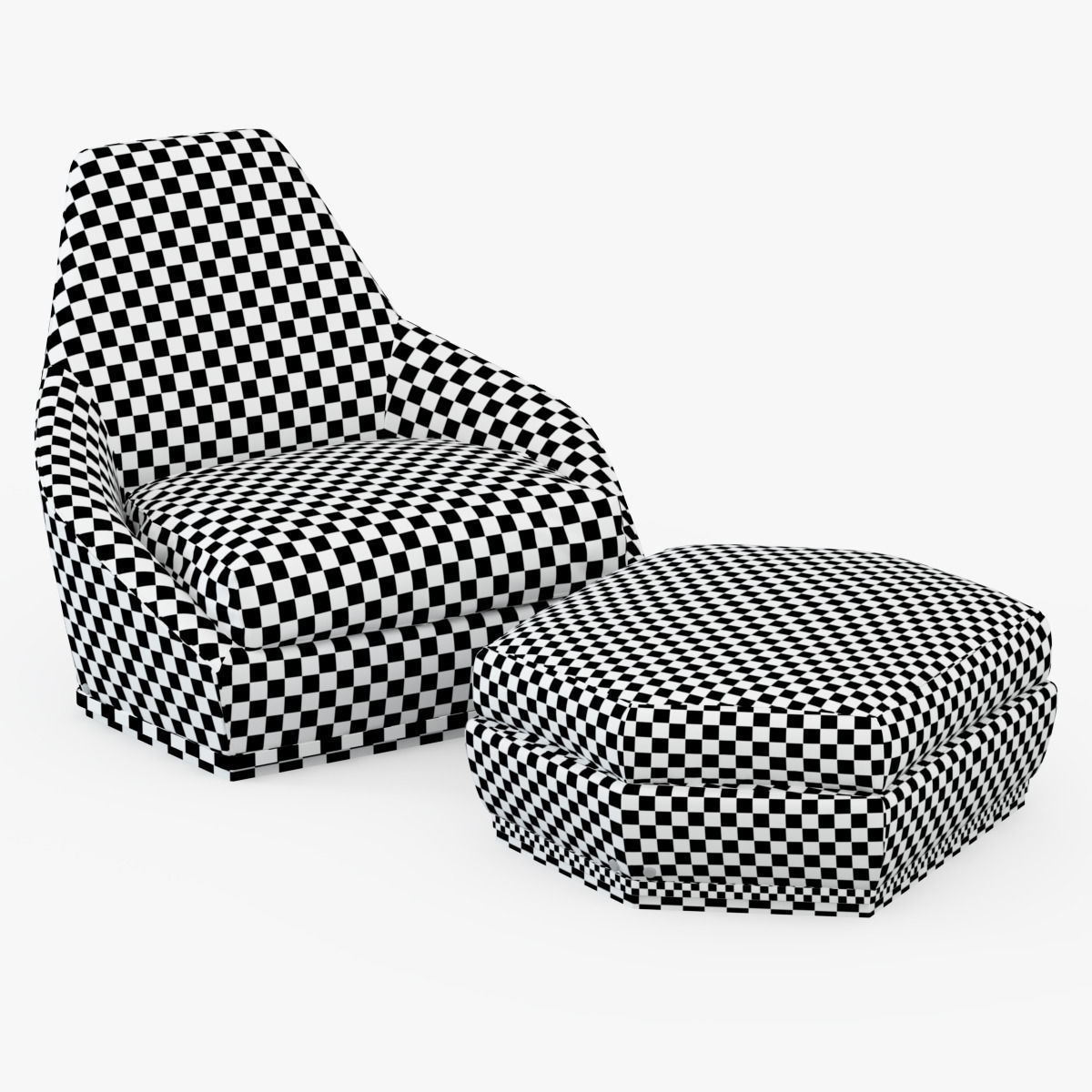 Armchair AOYAMA-LONGHI 3D model_9