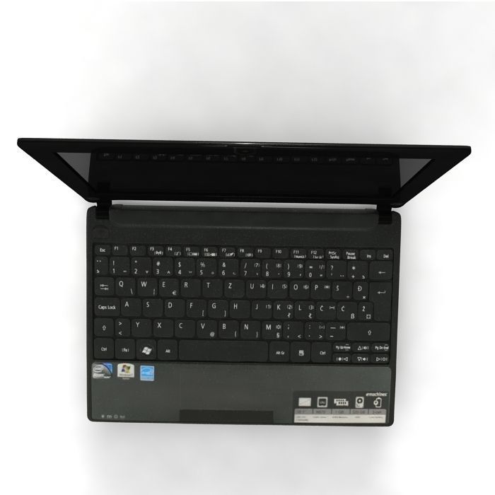 notebook laptop ACER eMachines 355 black 3D model_8