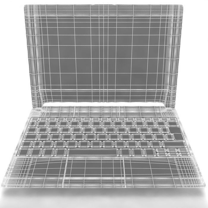 notebook laptop ACER eMachines 355 black 3D model_4