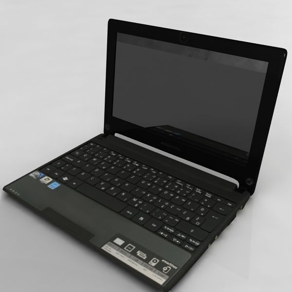 notebook laptop ACER eMachines 355 black 3D model_5