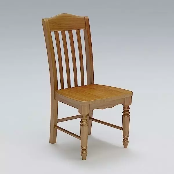 Wooden Chair 3D model