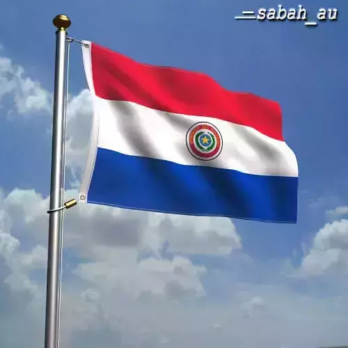 Paraguay Flag Animated