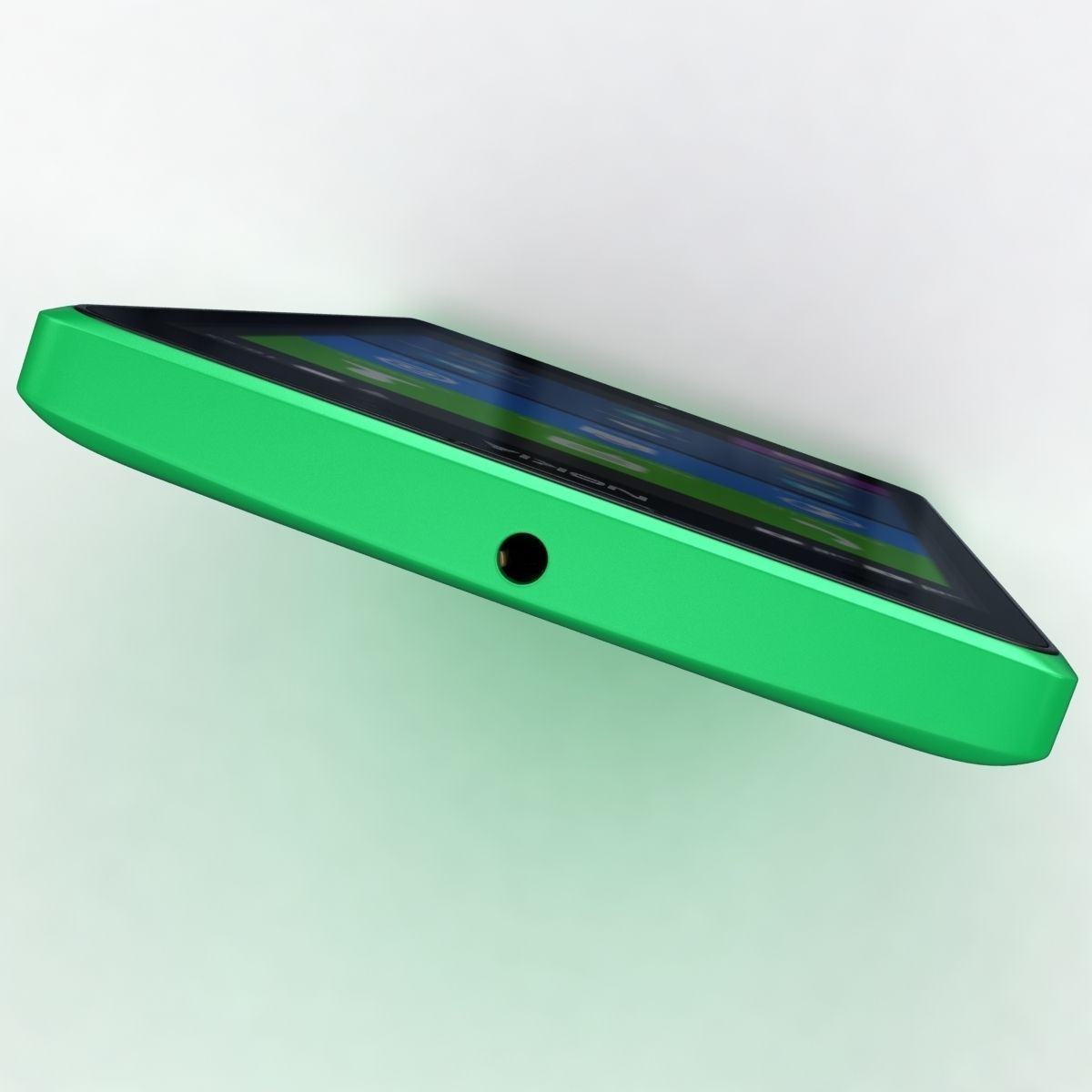 Nokia XL and XL Dual Bright Green 3D model_20