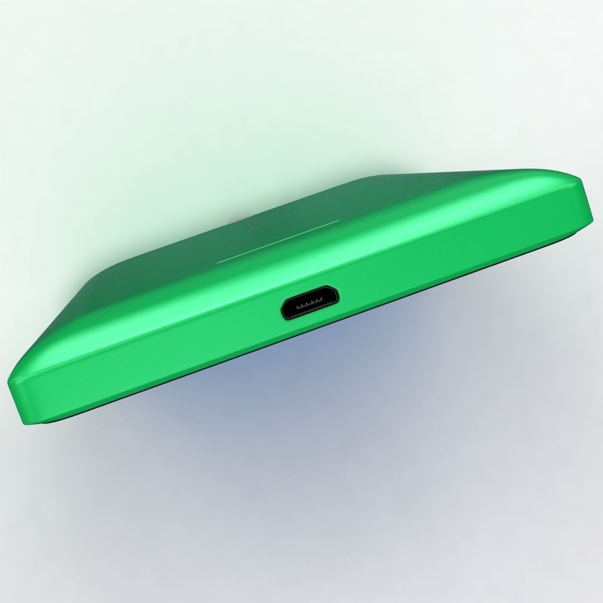 Nokia XL and XL Dual Bright Green 3D model_21