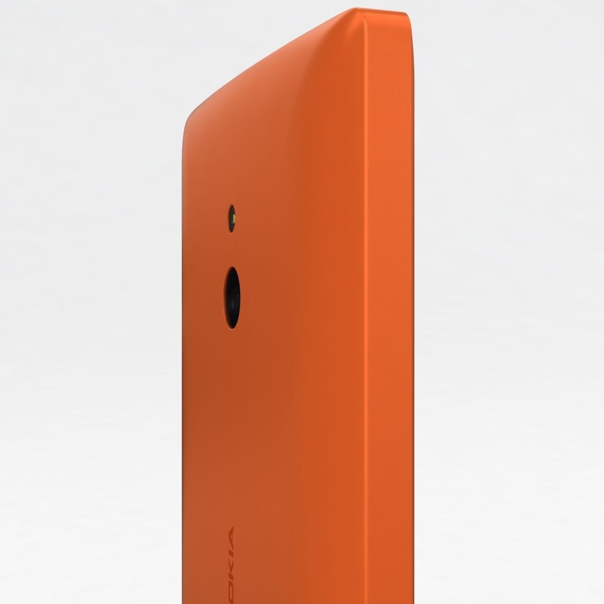 Nokia XL and XL Dual Orange 3D model_14