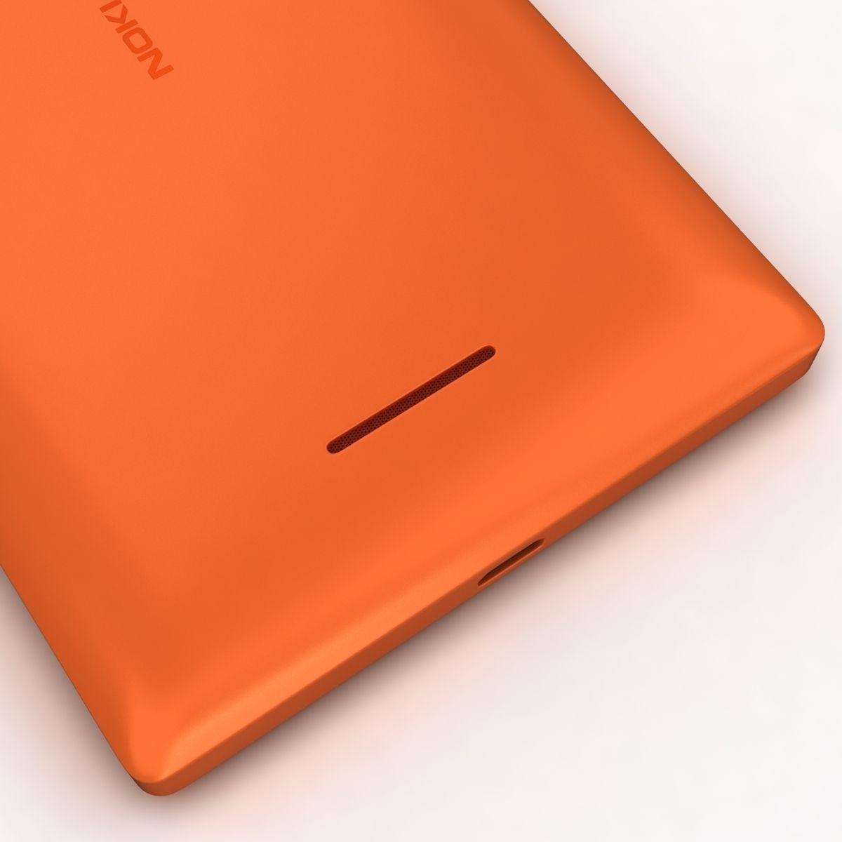 Nokia XL and XL Dual Orange 3D model_10