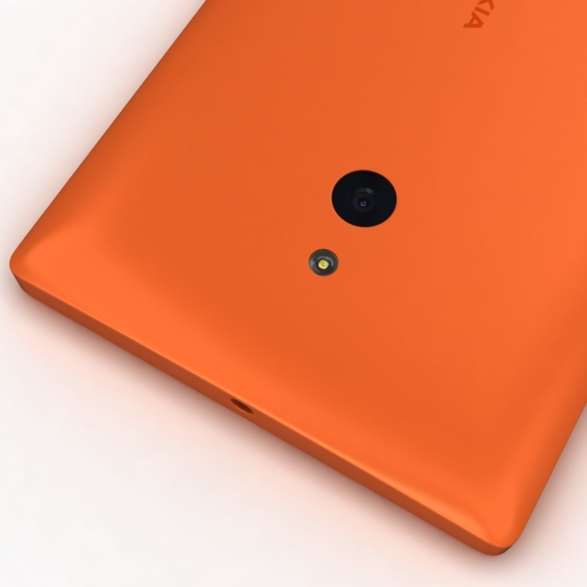 Nokia XL and XL Dual Orange 3D model_11
