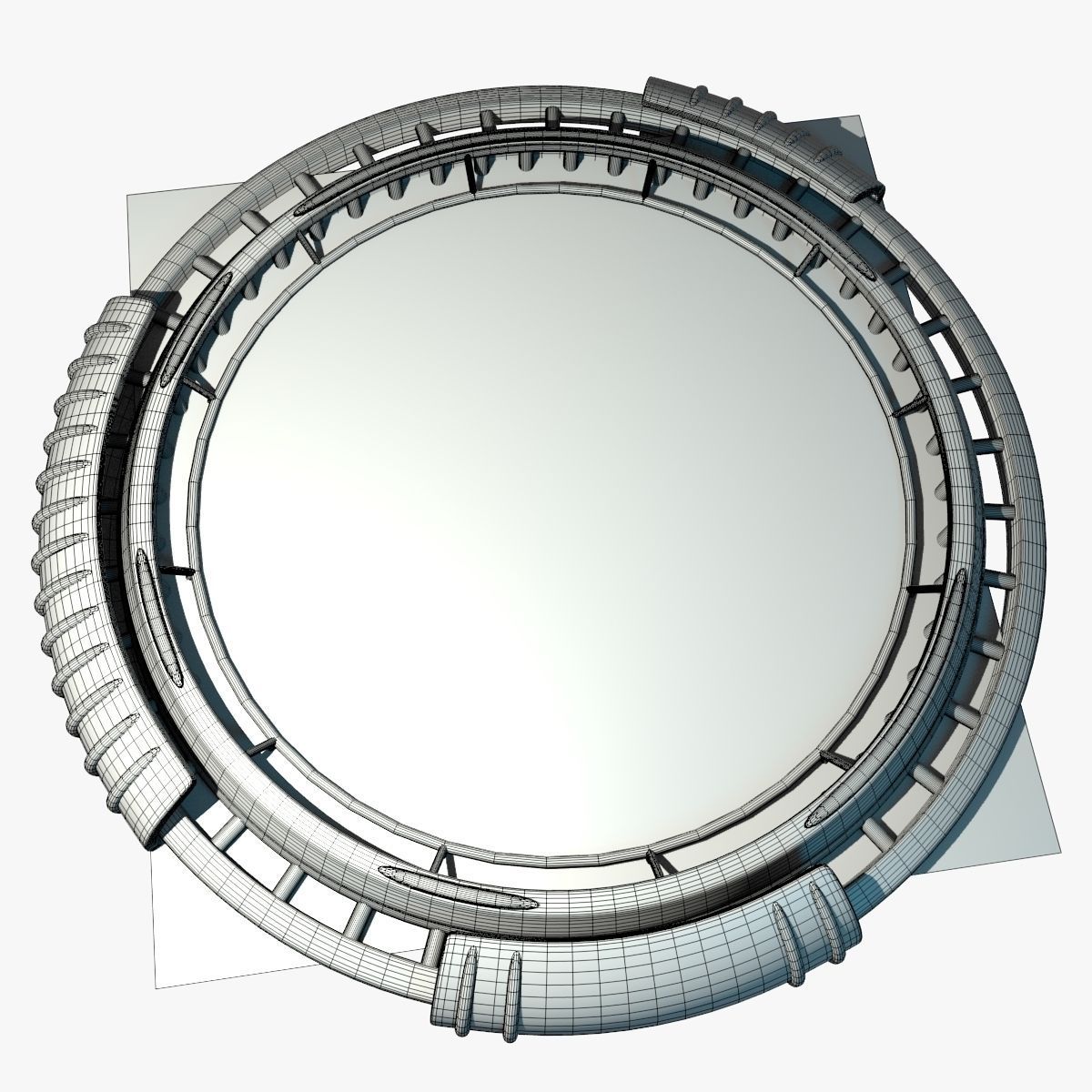 jumpgate circular light emitting device 3D model_1