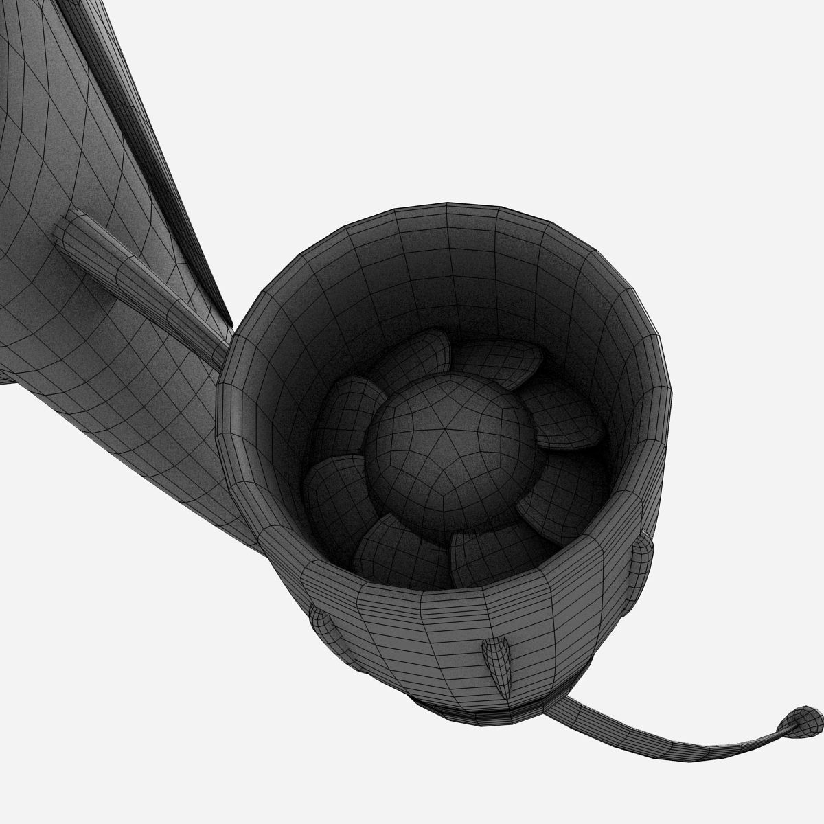 spacespeedster futuristic jet 3D model_4