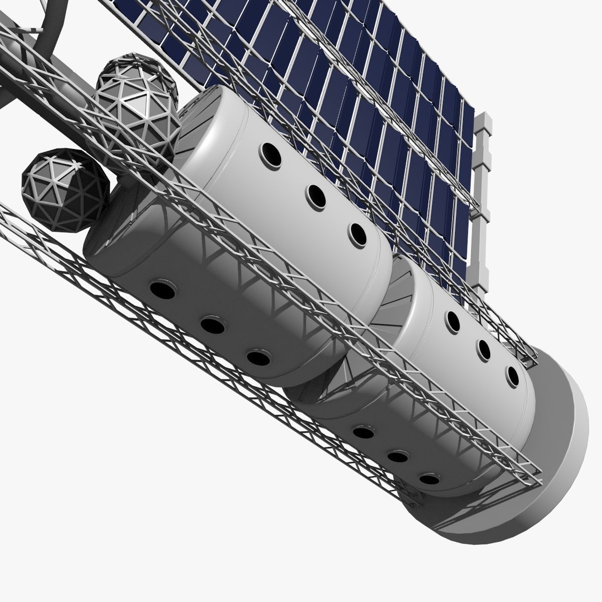 Near-Future  Sci-Fi Spaceship 3D model_5