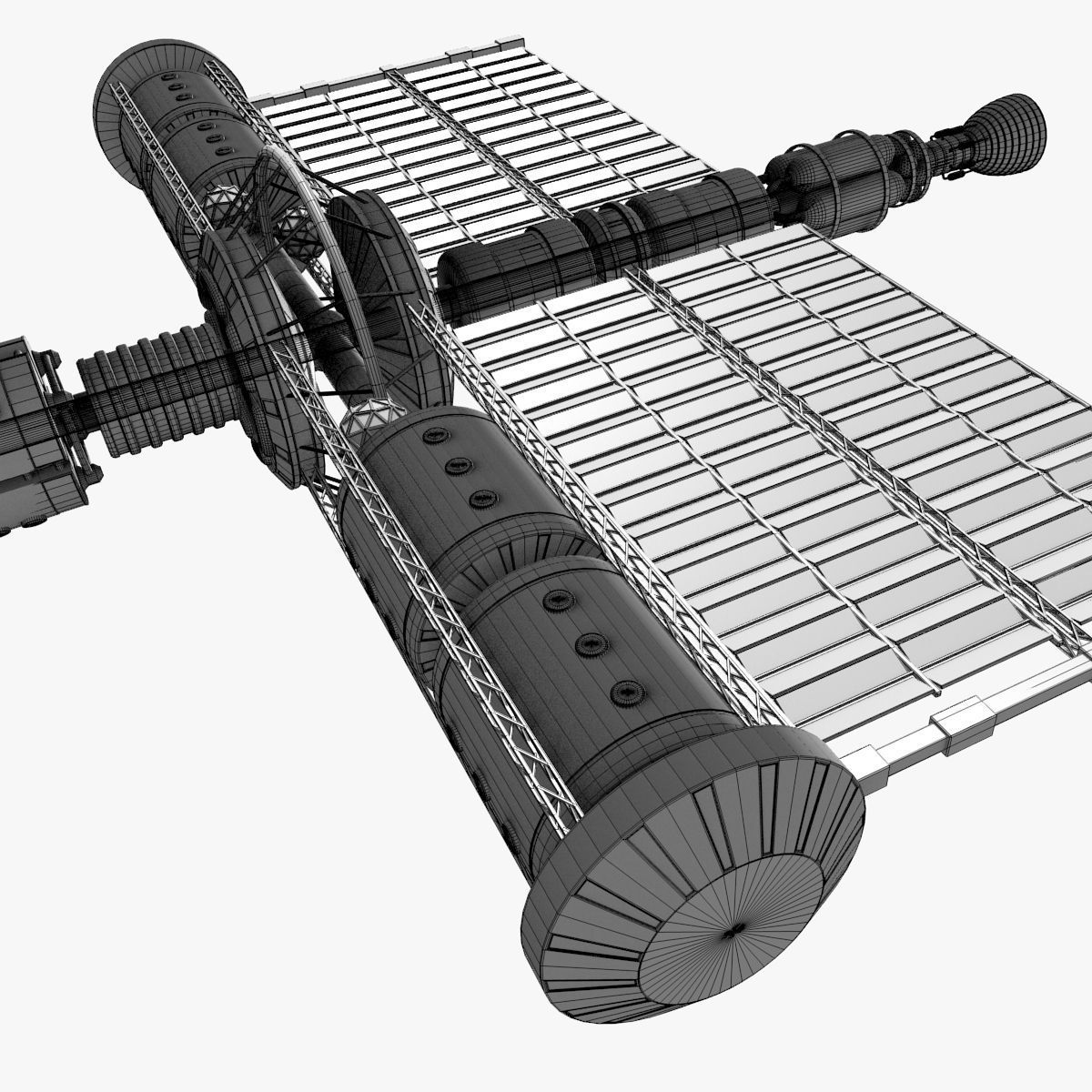 Near-Future  Sci-Fi Spaceship 3D model_3