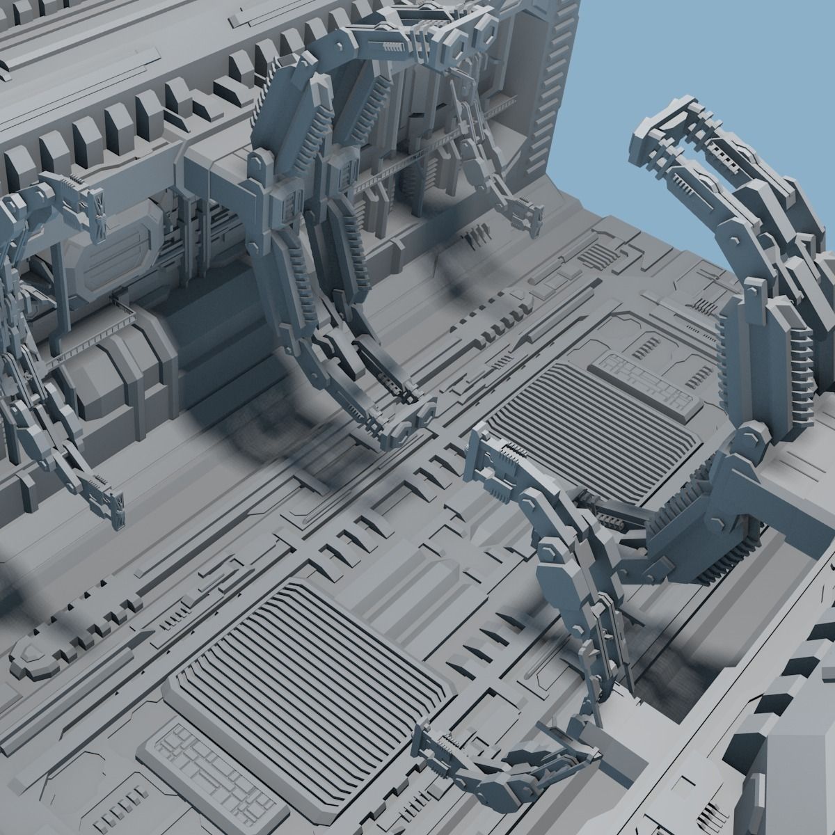 megabase2 spaceship 3D model_19