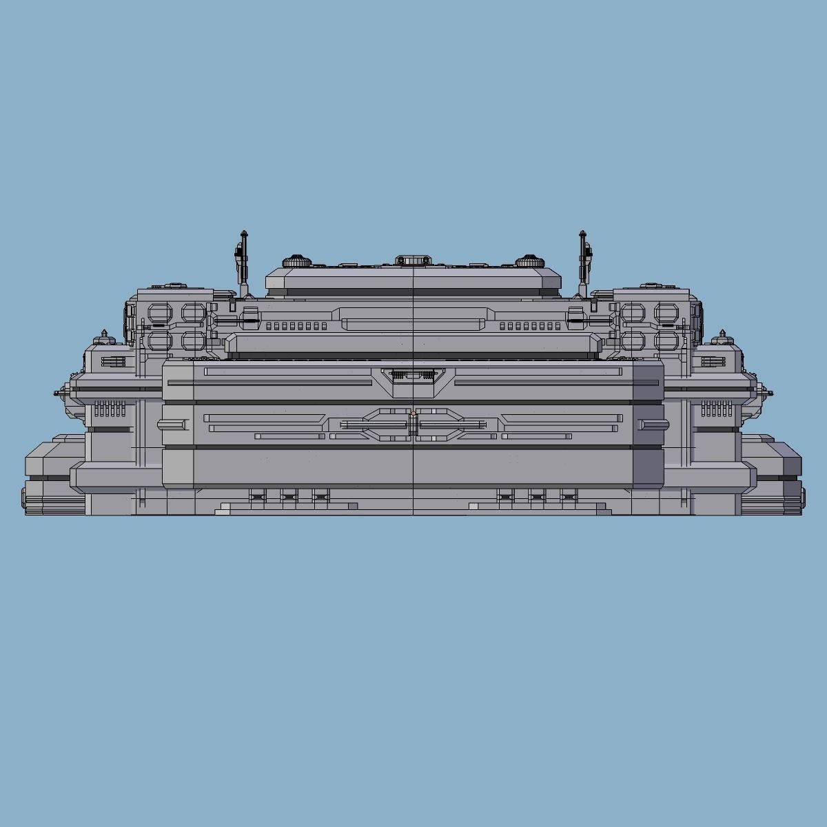 megabase2 spaceship 3D model_7