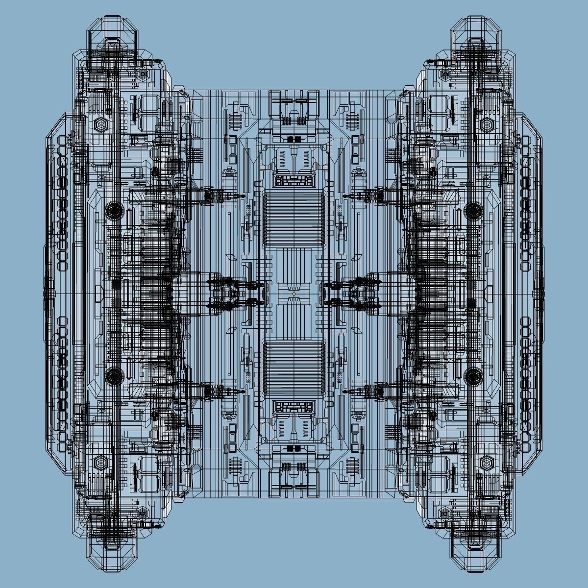 megabase2 spaceship 3D model_17