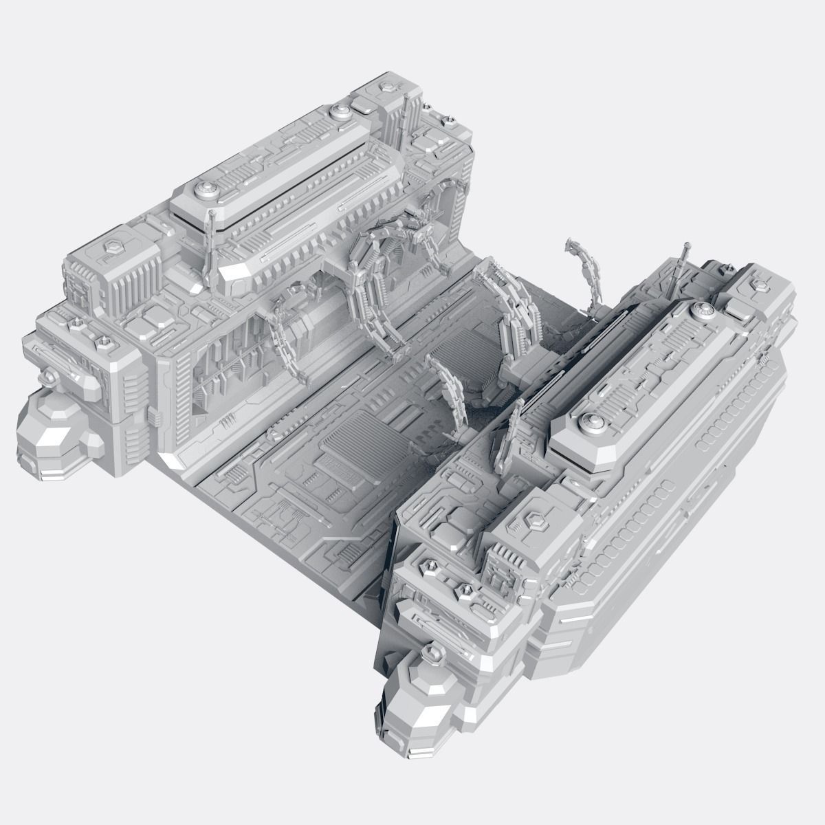 megabase2 spaceship 3D model_14