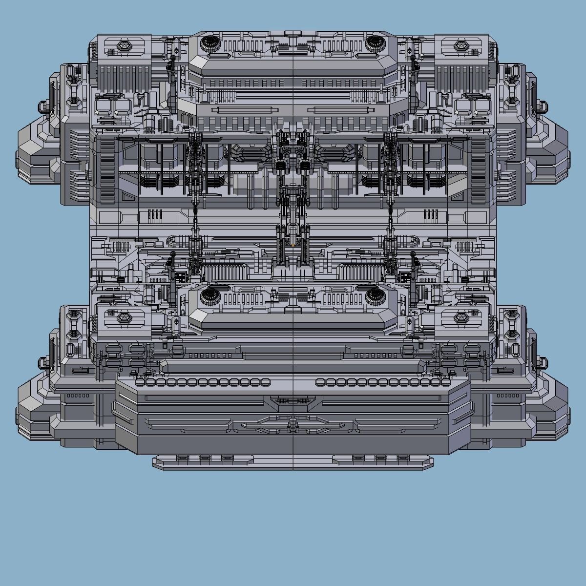 megabase2 spaceship 3D model_8