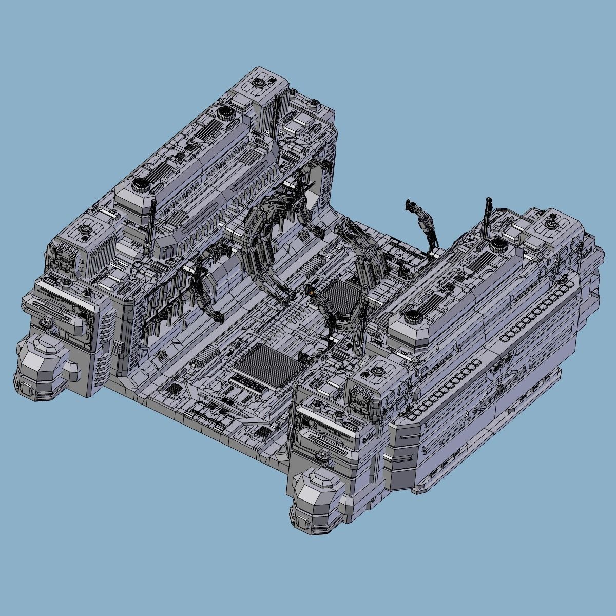 megabase2 spaceship 3D model_11