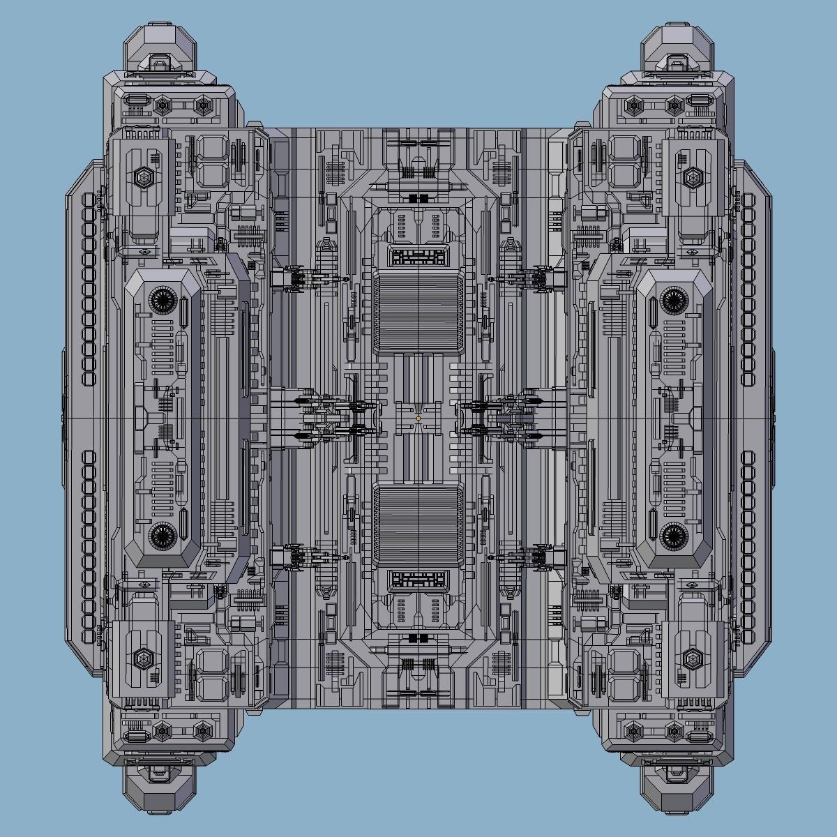 megabase2 spaceship 3D model_4