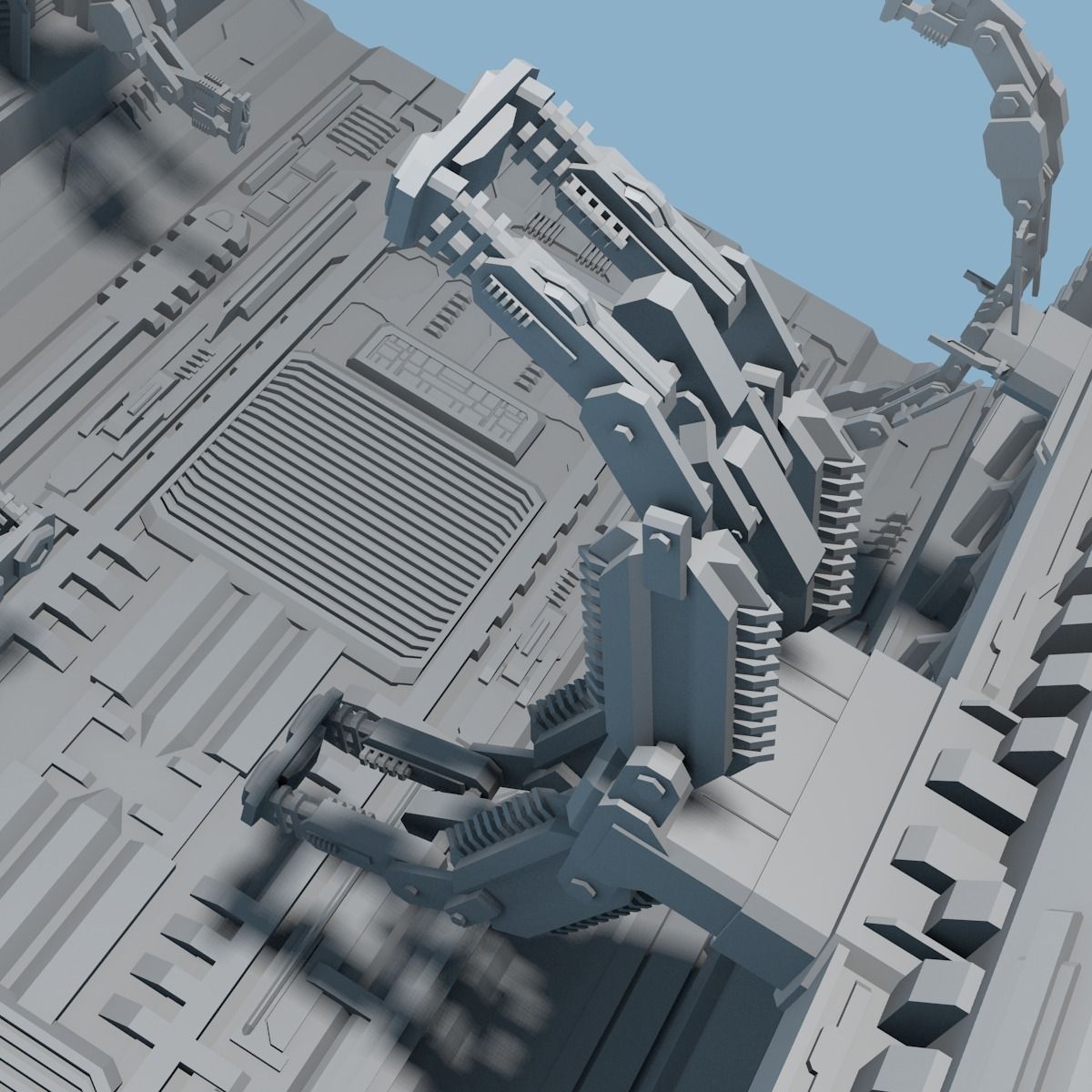 megabase2 spaceship 3D model_5