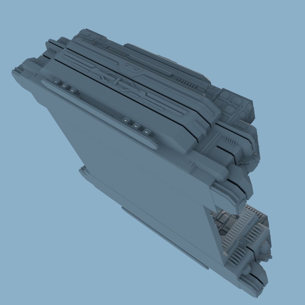 megabase2 spaceship 3D model_13