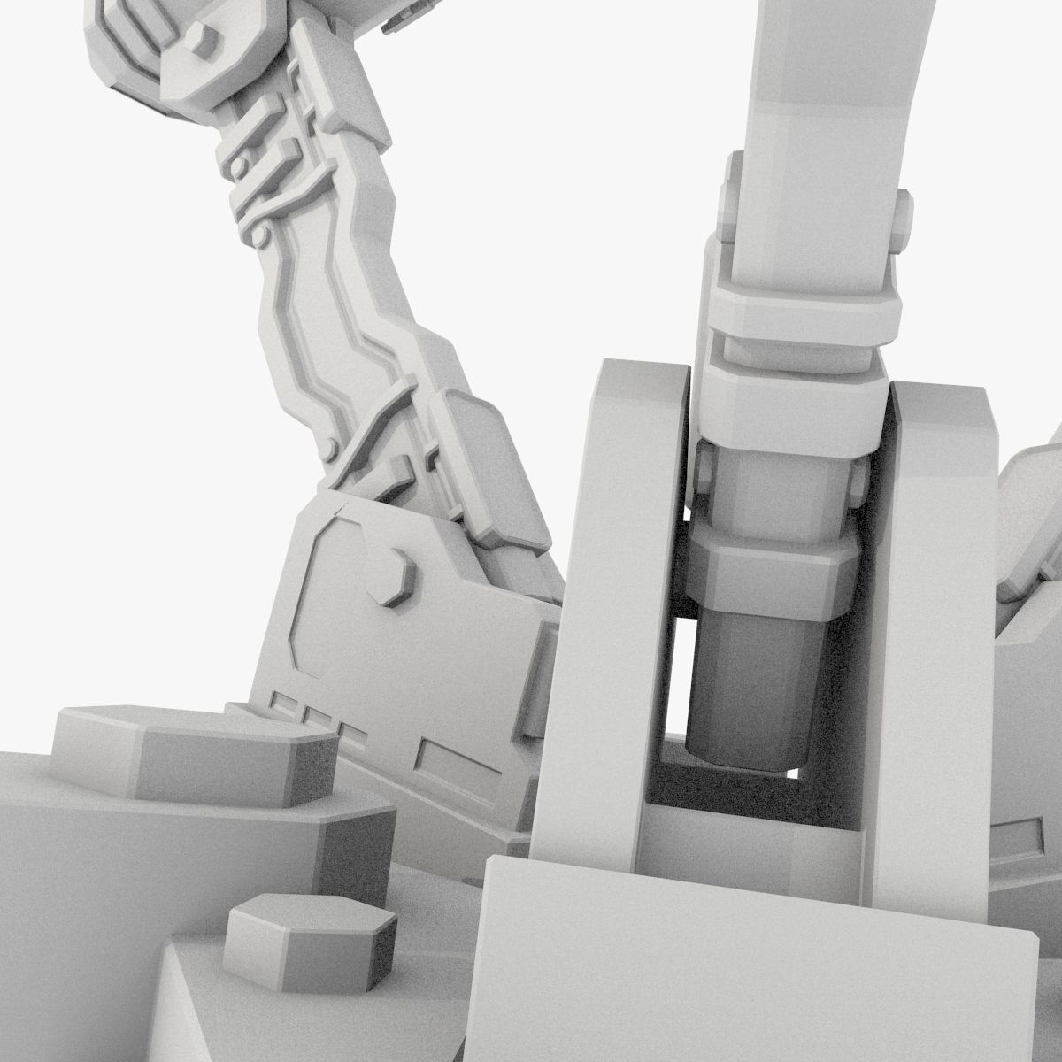 device spaceship 3D model_13