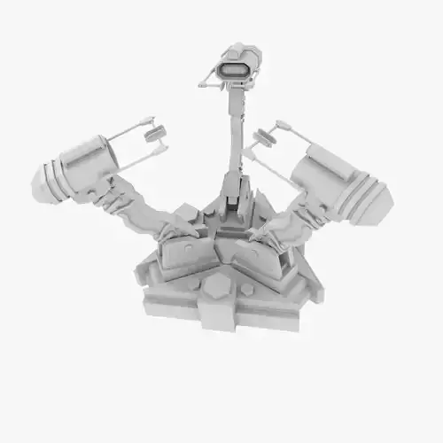 device spaceship 3D model