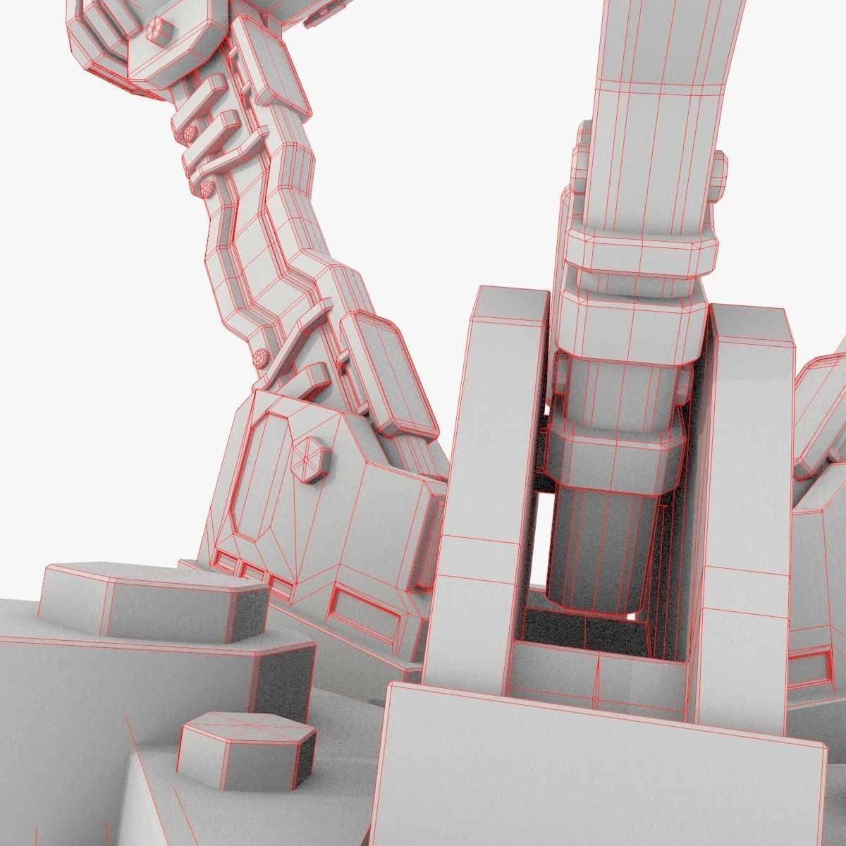 device spaceship 3D model_5