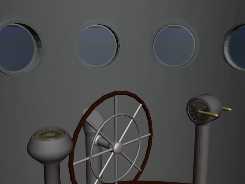 USS PC-1195 Submarine Chaser 3D model_18