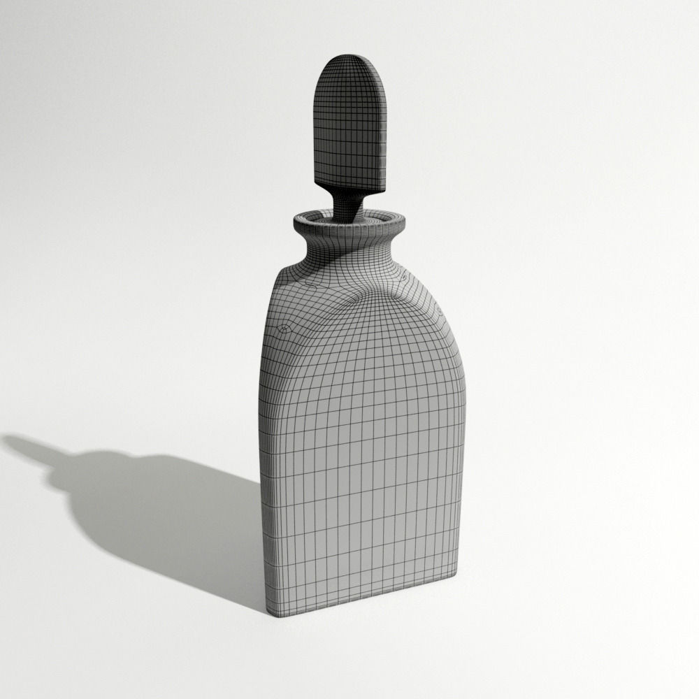 WhiskyDecanters glass decanter with liquid inside 3D model_17