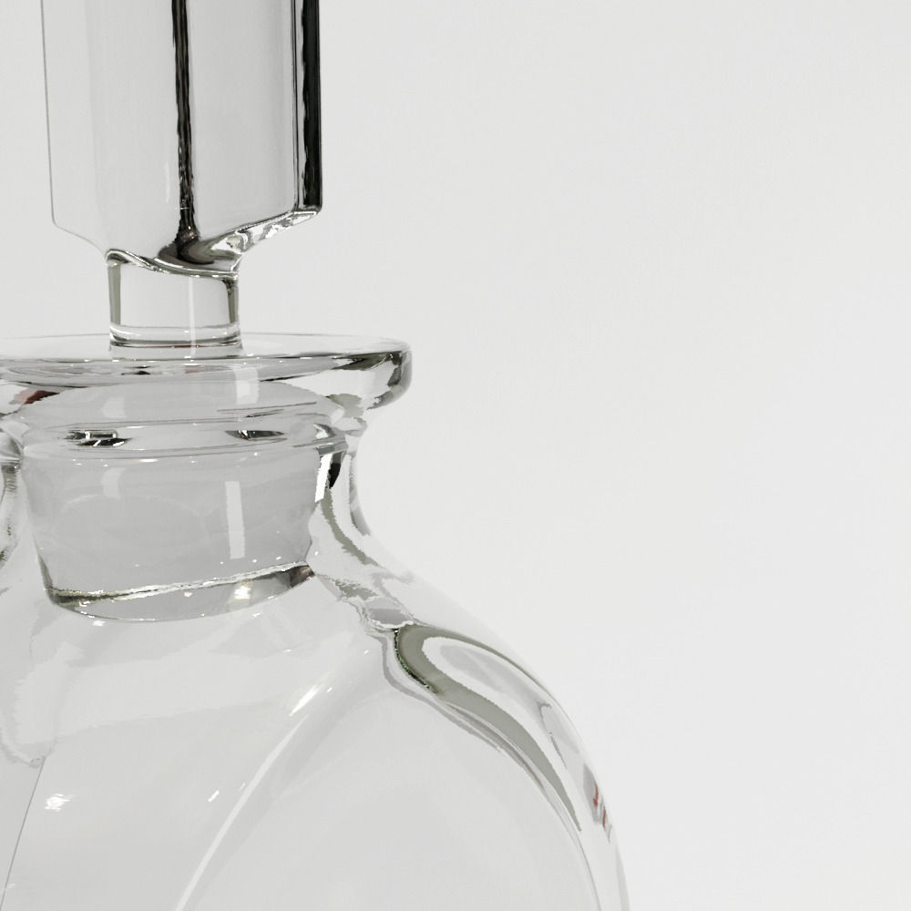 WhiskyDecanters glass decanter with liquid inside 3D model_11