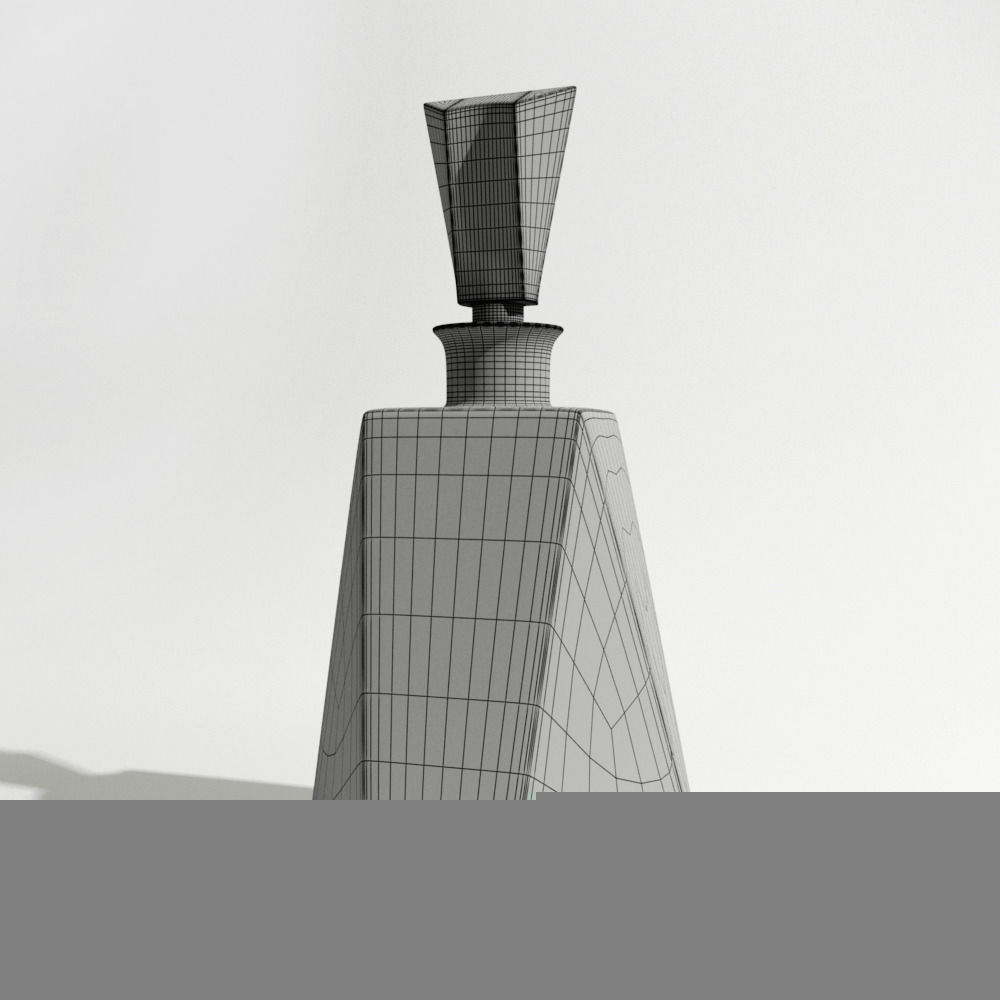 WhiskyDecanters glass decanter with liquid inside 3D model_9