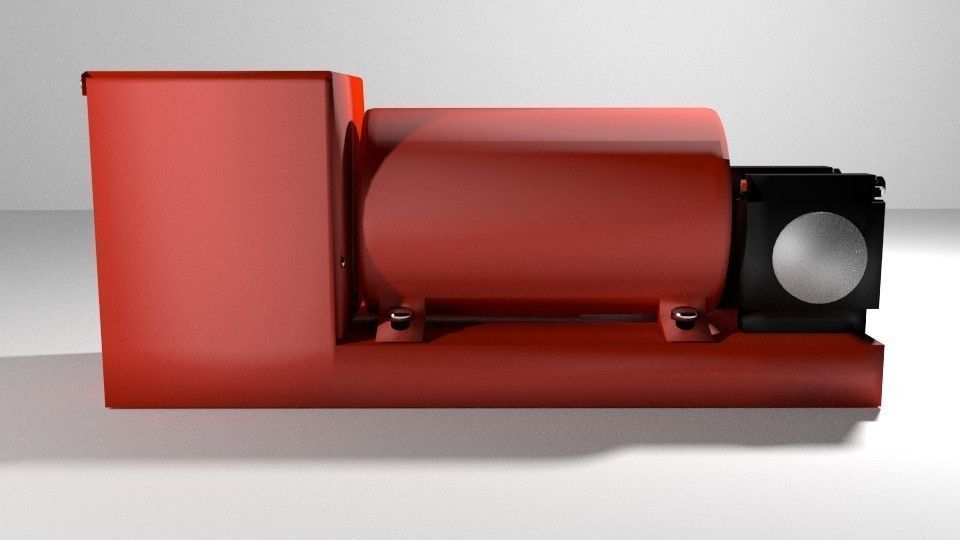 Black Box Flight Data Recorder 3D model_1