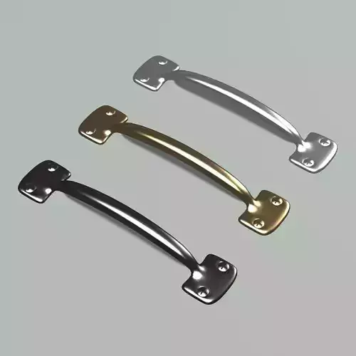 Door Handle Low-poly 3D model