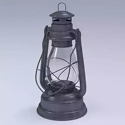 Lantern Kerosene Low-poly 3D model