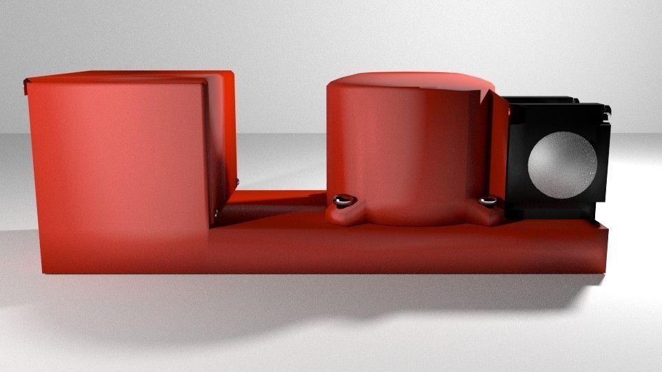 Black Box Flight Voice Recorder 3D model_1