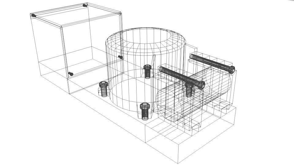Black Box Flight Voice Recorder 3D model_4