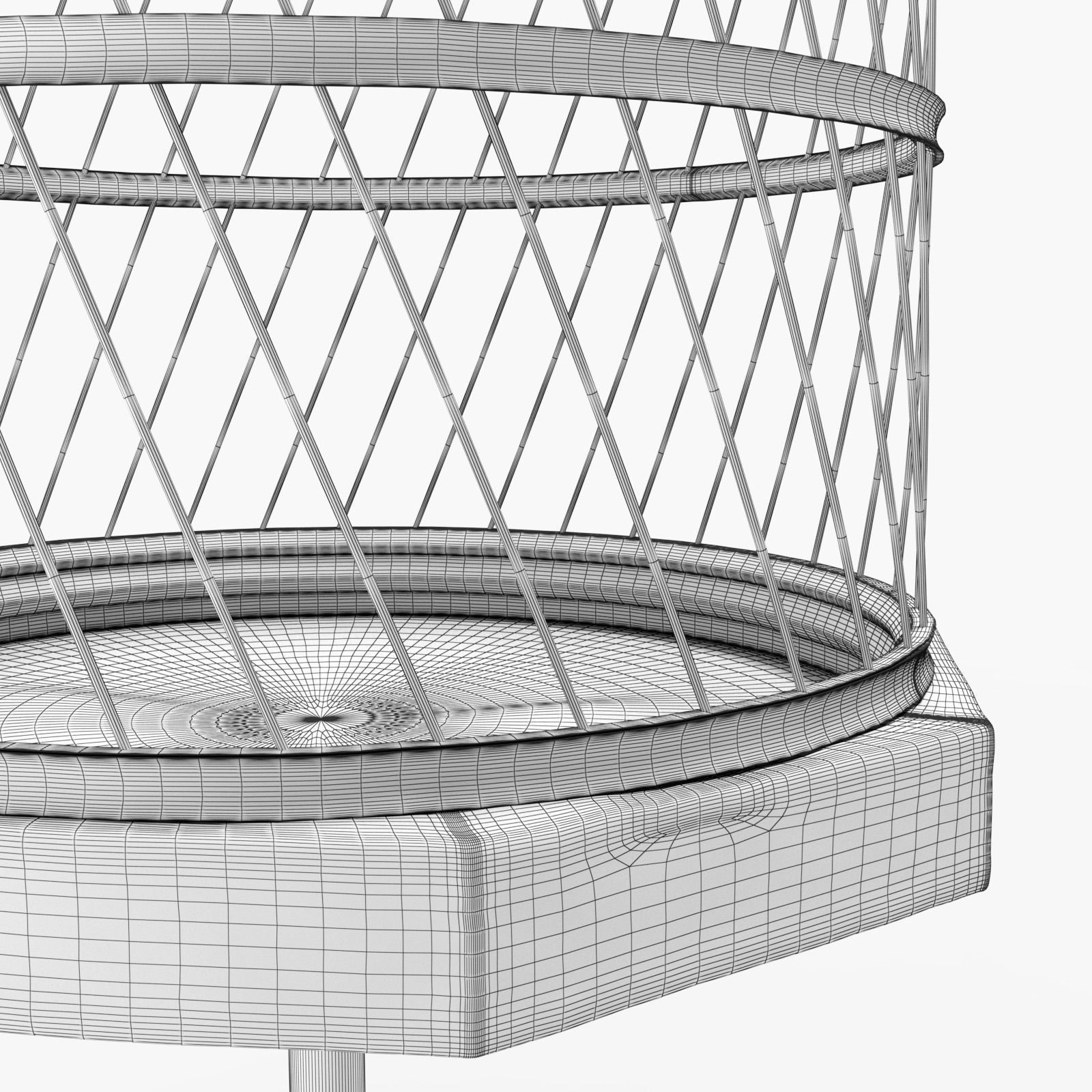 AntiqueBirdcage2 birdcage 3D model_1