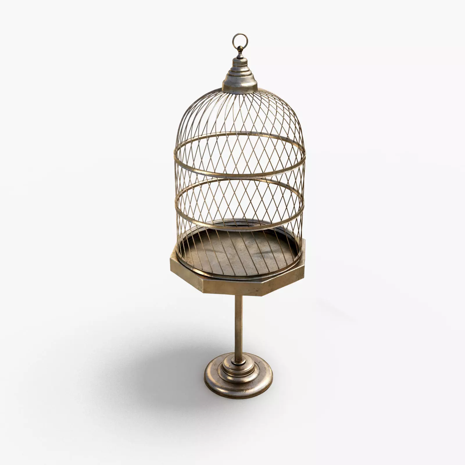 AntiqueBirdcage2 birdcage 3D model_0